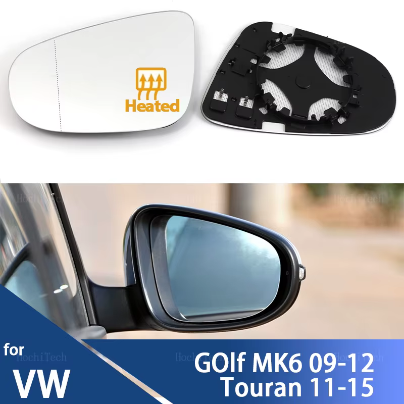 Lente espejo retrovisor VW Golf 6 MK6 2009-2012 Touran 2011-2015