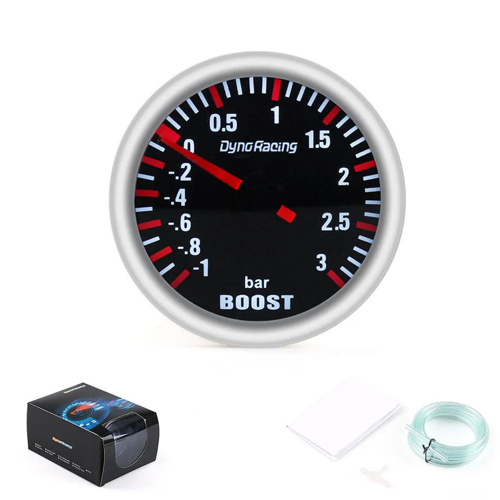 Manómetro de turbo 52 mm 3 bar con iluminación blanca 12 V - imagen 4