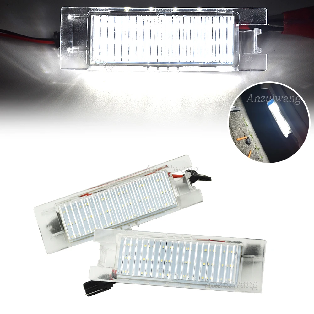 2 uds para Fiat Bravo 07-14 Grande Punto 05-09 Evo Doblo 500L luces LED de matrícula lámpara para Alfa Romeo 147 156 159 166 - imagen 5