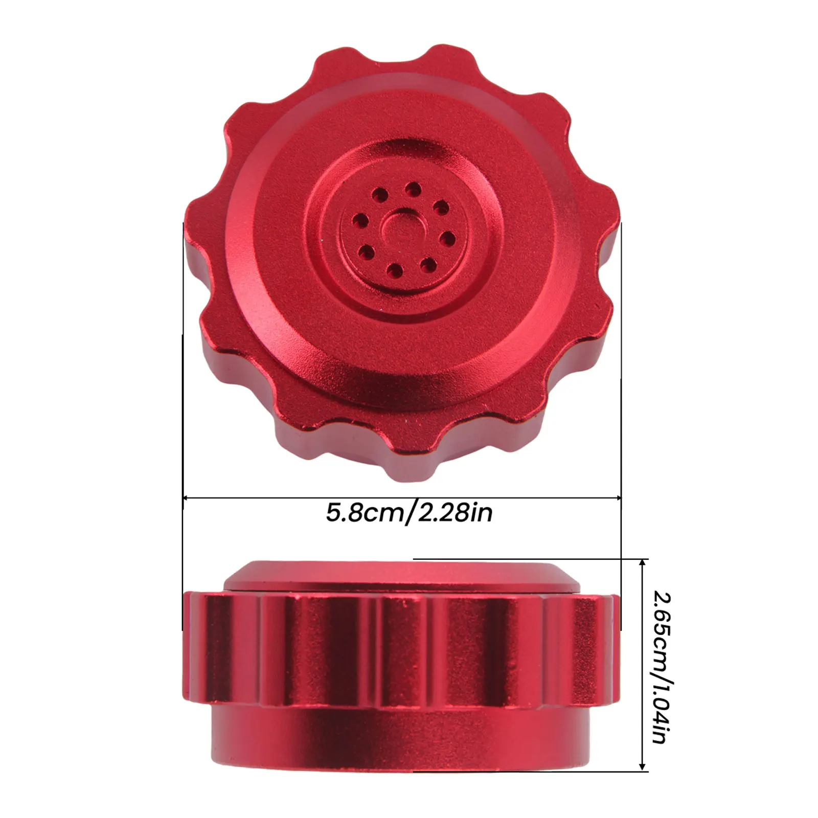 Perilla cambio aluminio rojo para Dodge Ram 1500 2013-2018 - imagen 3
