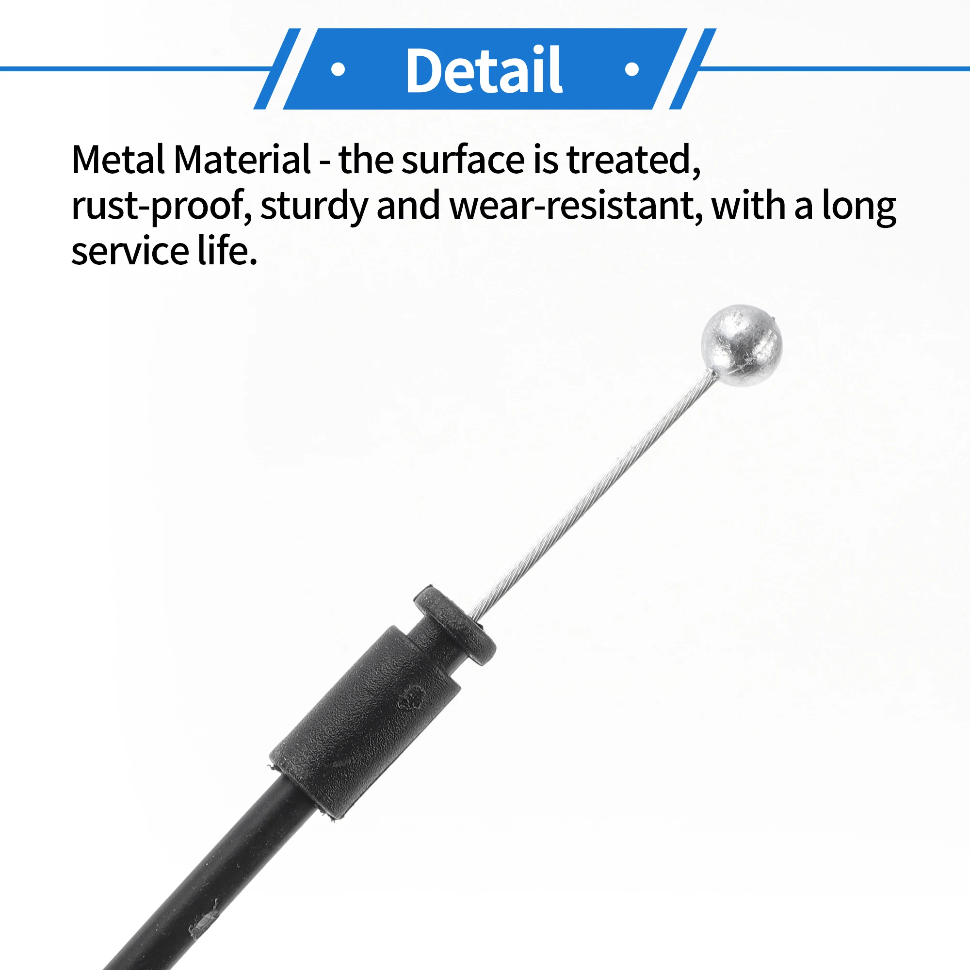 UXCELL 74131TETH01 Cable de apertura de capó Honda Civic 2016-2021 - imagen 4