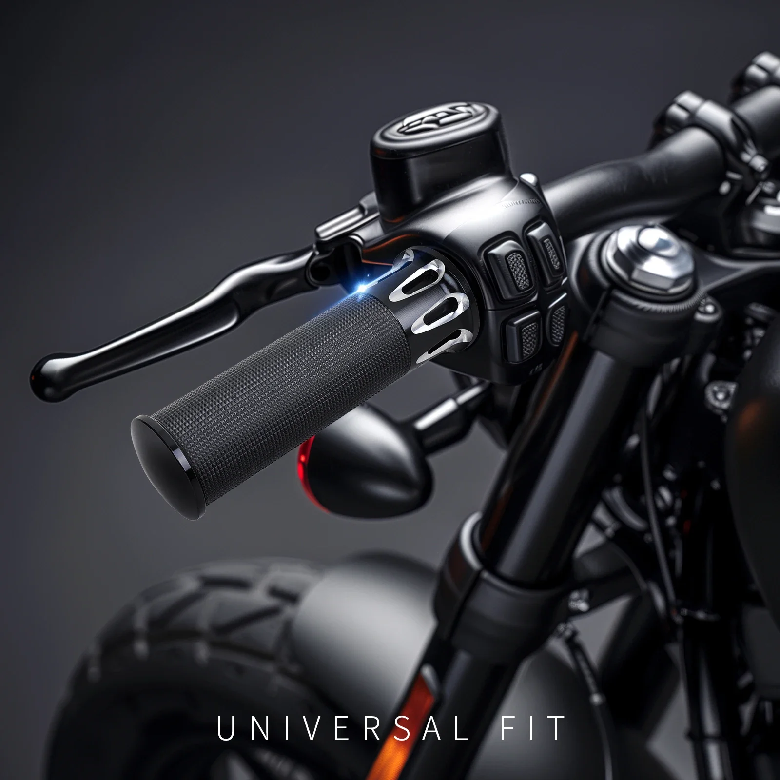 Puños de manillar 1 pulgada Harley Touring, Softail y Sportster - imagen 5