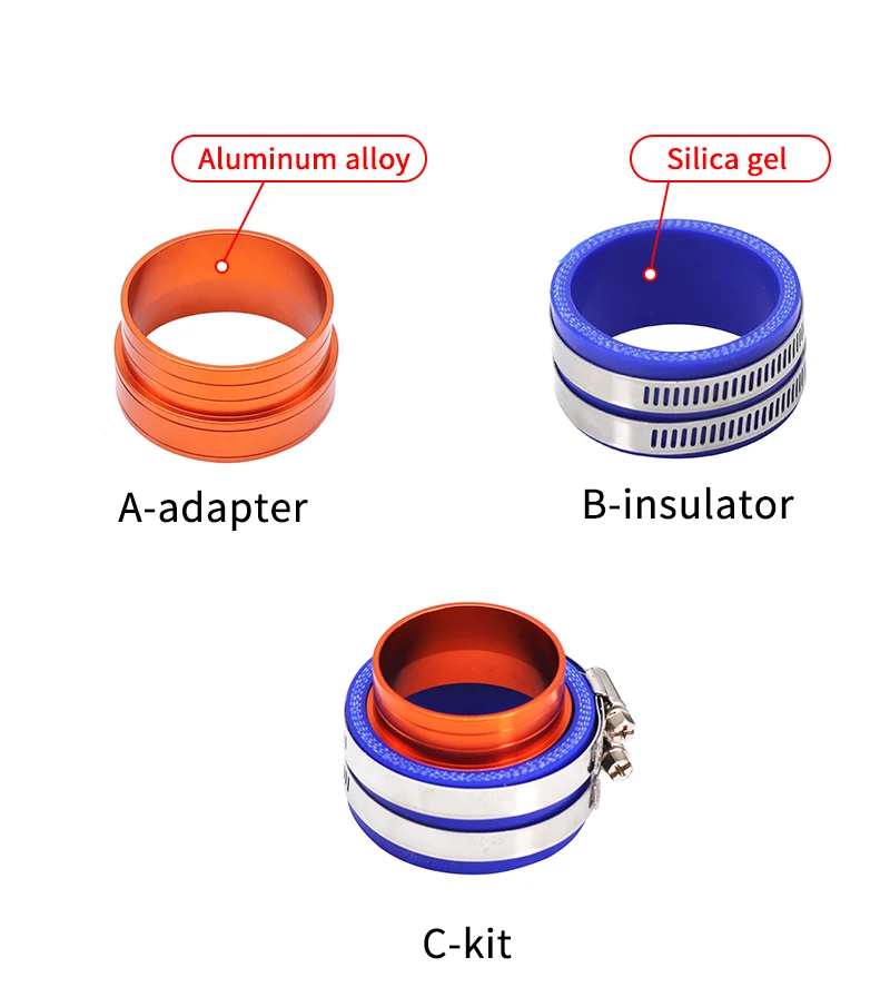 Adaptador de admisión para carburador de motocicleta