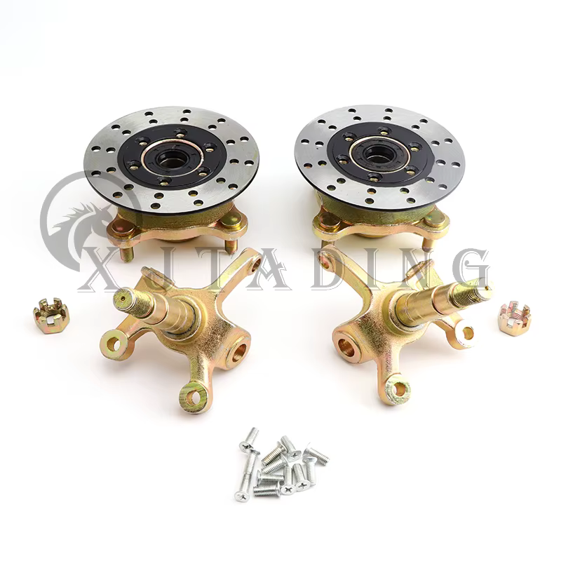 Manguetas de dirección para buggy, kart y quad, 4x110, disco 130 mm - imagen 2