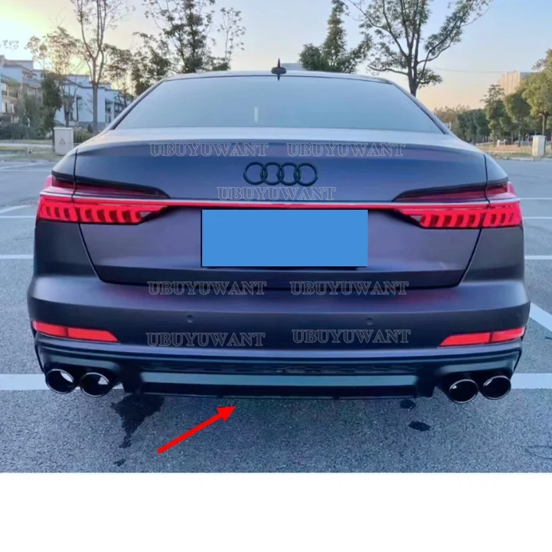 Difusor trasero ABS estilo S6 para Audi A6 C8 2019-2024 - imagen 5