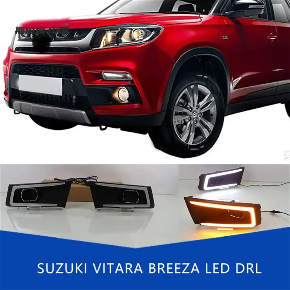Luz de circulación diurna LED para Suzuki Vitara Brezza 2016-2018