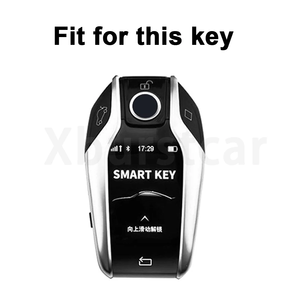 Funda de llave BMW en cuero TPU para X3, X5, X7 y Serie 5/7 - imagen 2