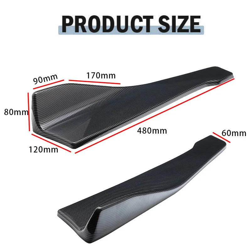 Protectores parachoques trasero y faldas laterales universales para coche - imagen 3