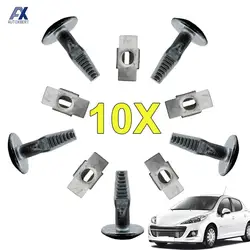 Cubierta inferior del motor con clips para Peugeot y Citroën 206/207
