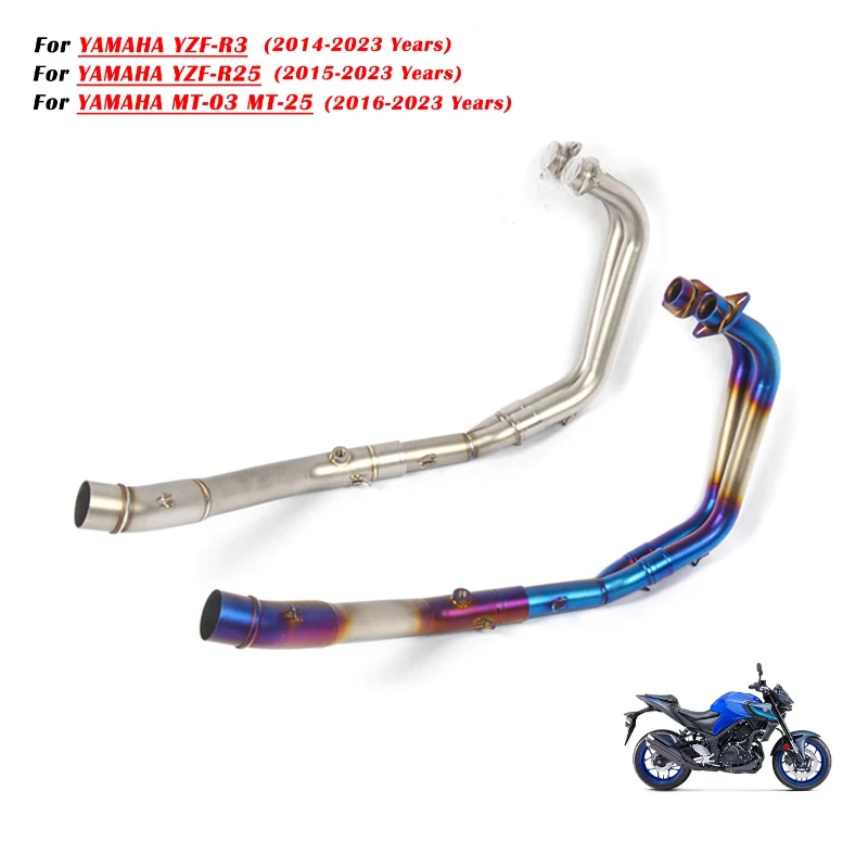 Sistema de escape Yamaha YZF-R3 MT-03 antideslizante 2014-2023