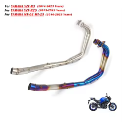 Sistema de escape Yamaha YZF-R3 MT-03 antideslizante 2014-2023