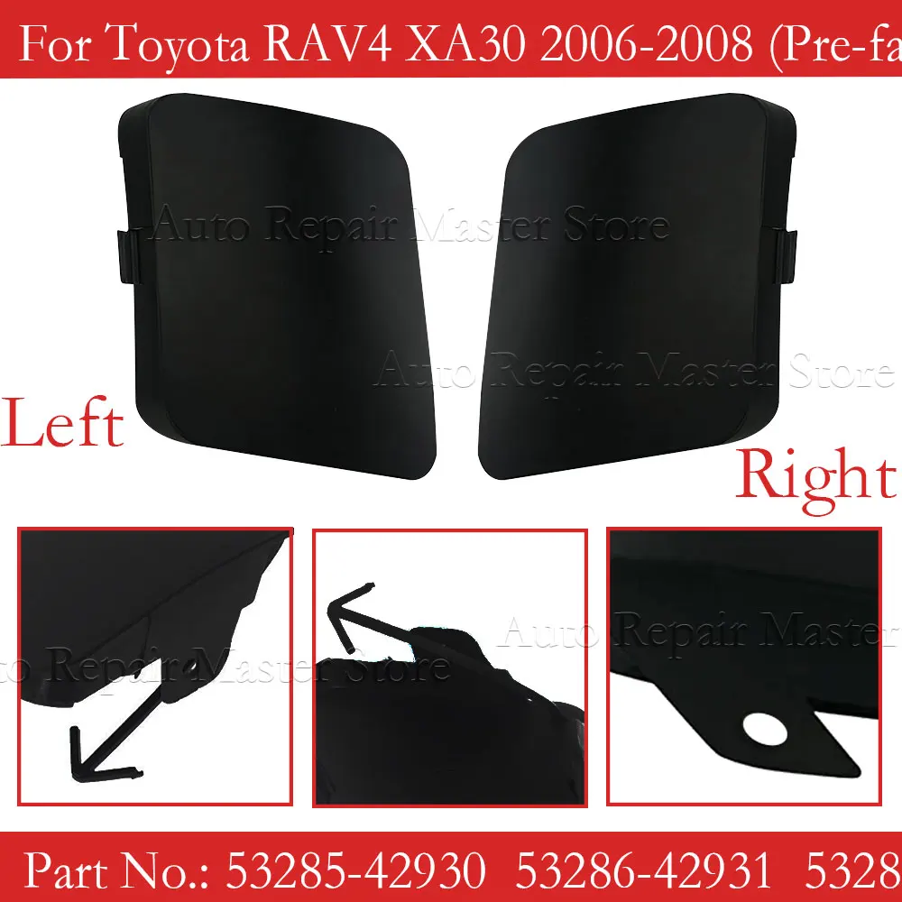 Tapa gancho de remolque parachoques Toyota RAV4 XA30 2006-2008 - imagen 2