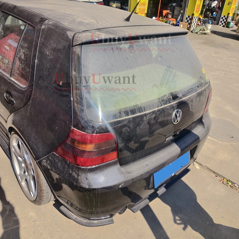 Alerón de techo trasero R32 para VW Golf 4 MK4 en color gris PU