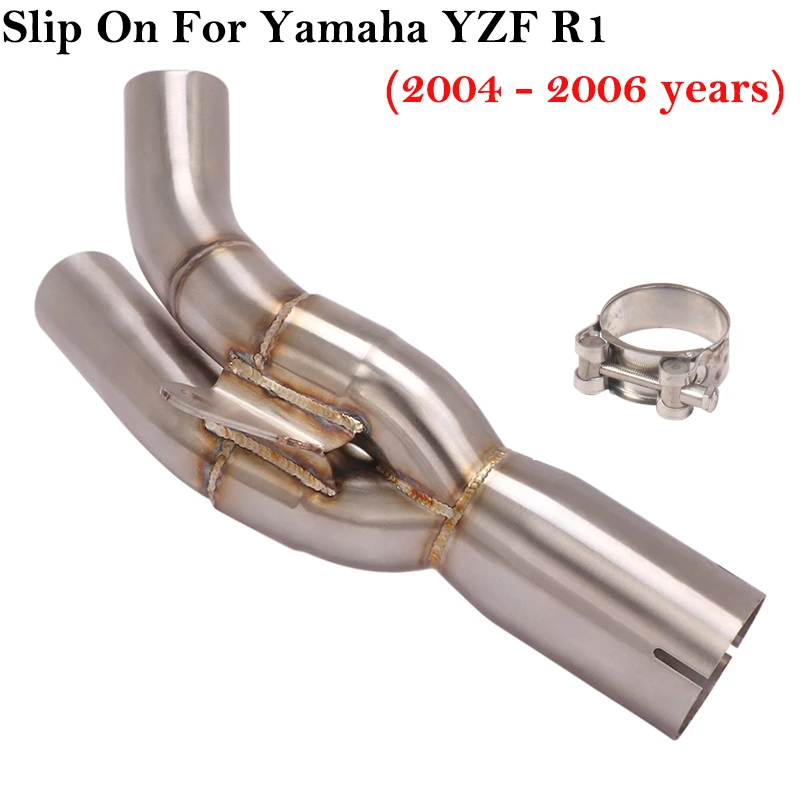 Silenciador Slip-On Yamaha YZF R1 2004-2006 + Tubo de Enlace 51mm - imagen 4