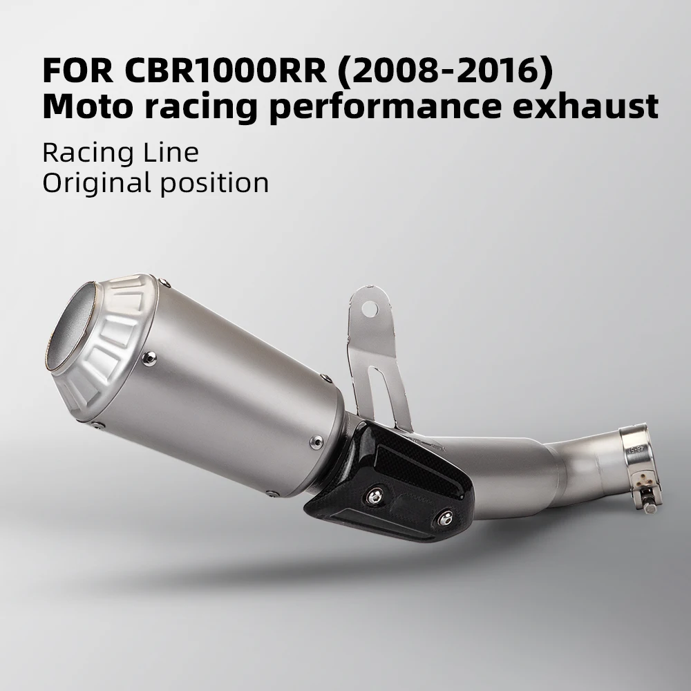 Escape deportivo Slip-On para Honda CBR1000RR 2008-2016 - imagen 2
