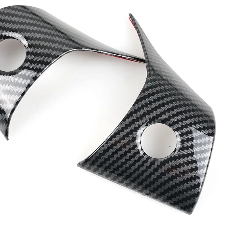 Embellecedor de fibra de carbono para botón de volante Tesla Model 3/Y - imagen 3