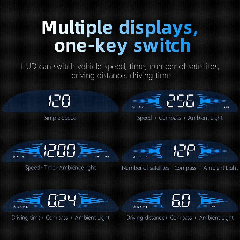 HUD G2 – Velocímetro digital GPS universal para coche - imagen 3