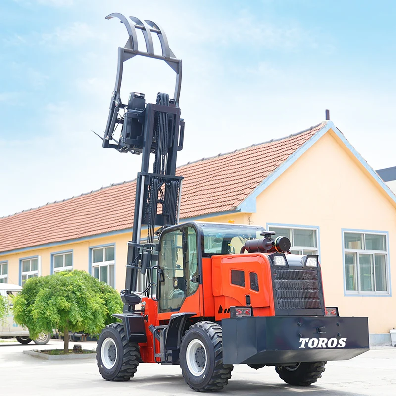 Carretilla Elevadora Diésel 3,5 Tn Todo Terreno para Construcción - imagen 5