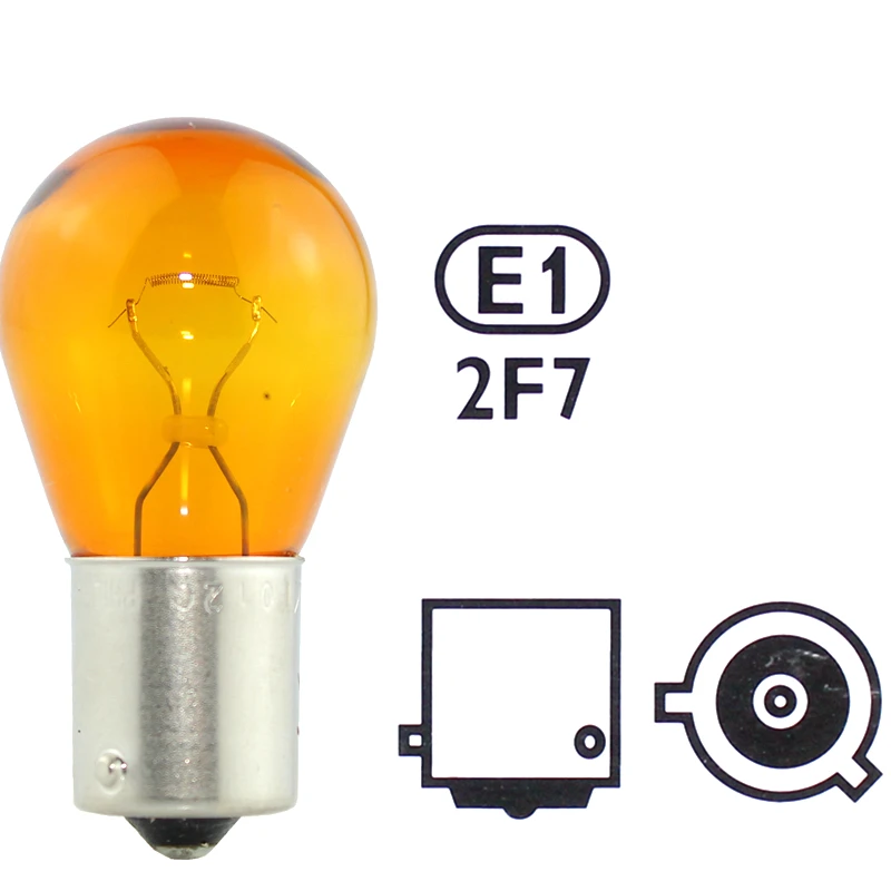 Bombilla intermitente Philips PY21W ámbar BAU15s 12 V - imagen 2