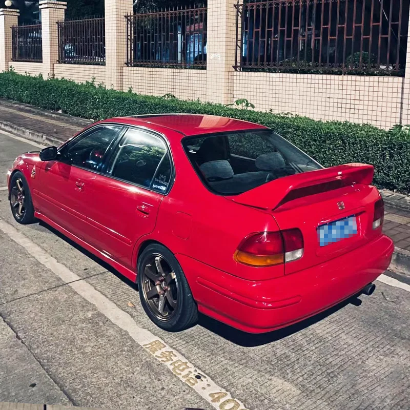 Alerón labio maletero Honda Civic EK3 1996-2000 ABS negro - imagen 5