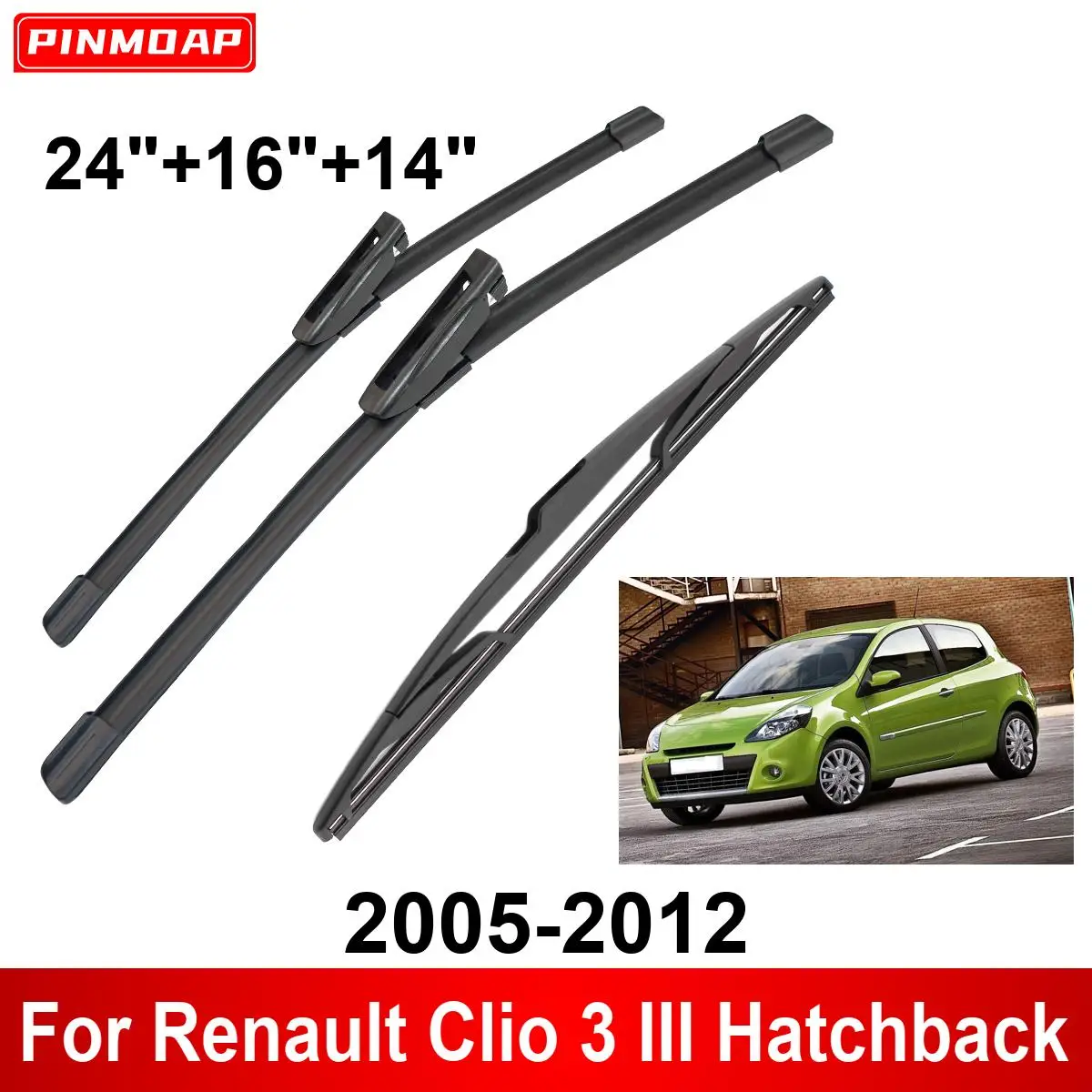 Mecanismo limpiaparabrisas completo Renault Clio III 2005-2012