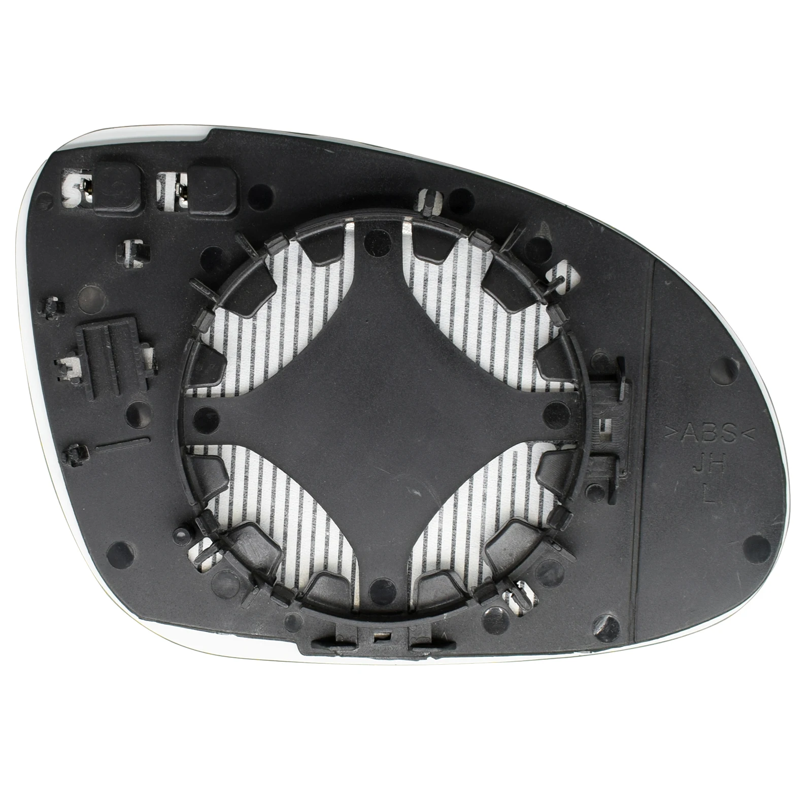 Espejo retrovisor lateral para puerta izquierda y derecha, cristal transparente con placa para VW Golf 5 MK5 Jetta Passat B6 2006-2009 - imagen 3