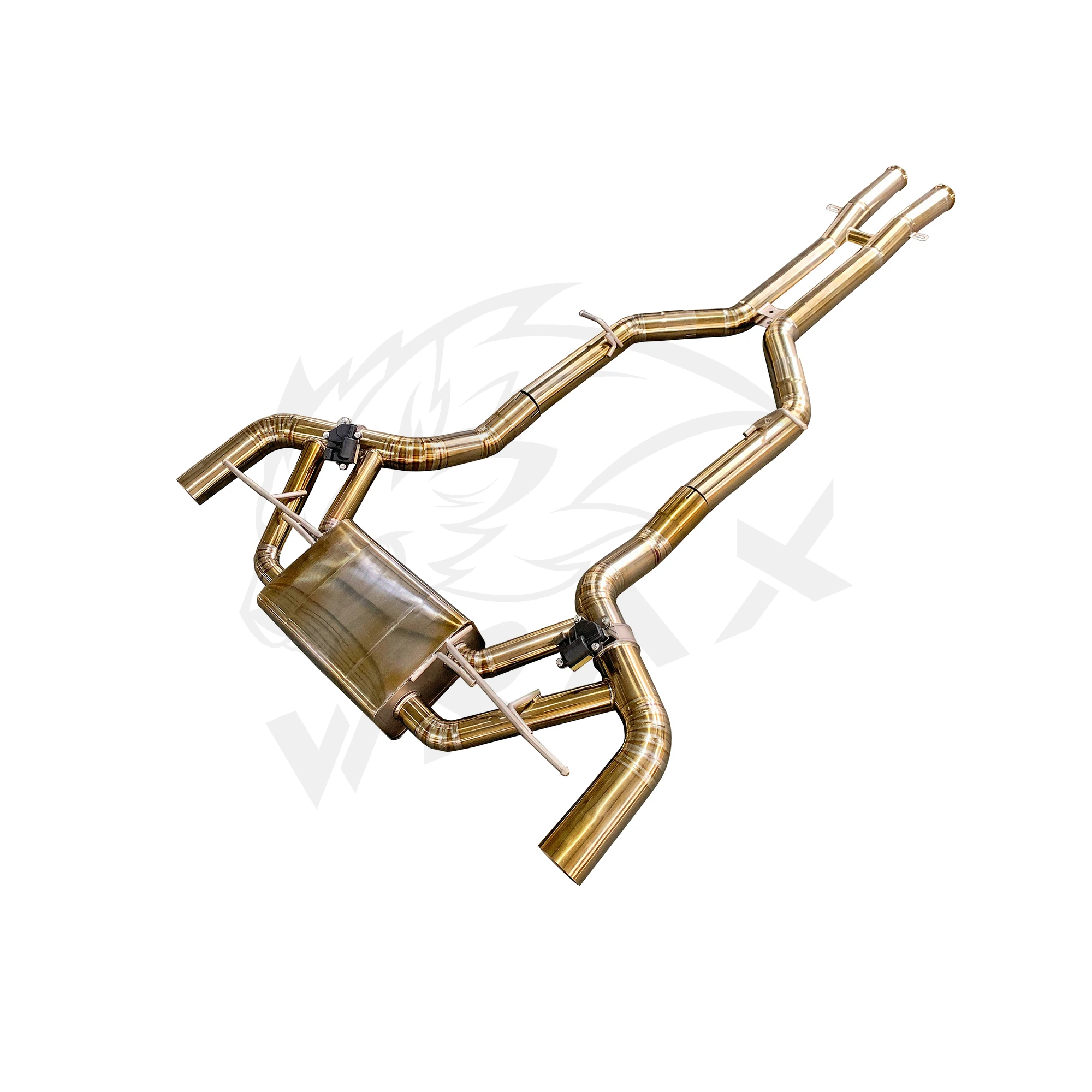 Escape de titanio WRAX Catback sonido profundo para Mercedes AMG GT - imagen 2