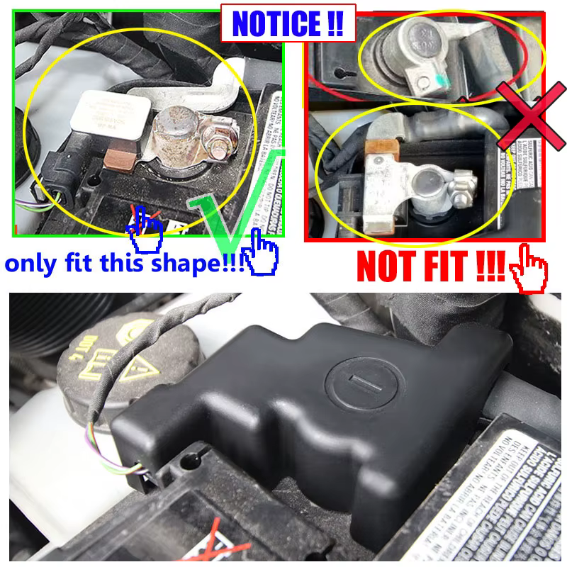 Bandeja batería con tapa borne negativo – Kodiaq, Golf 7, Passat B8 - imagen 3