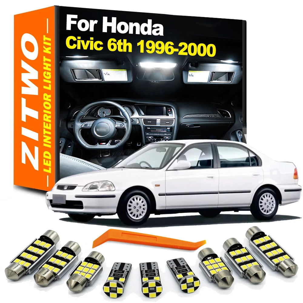 ZITWO Bombillas LED interior para Honda Civic VI 1996-2000