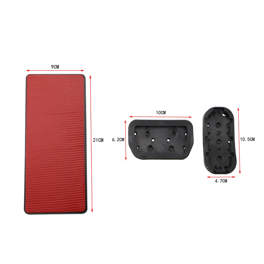 Conjunto de cubiertas para pedales y reposapiés