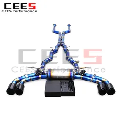 CEES Escape cat-back con válvula para BMW M5 G90/G99 4.4 T