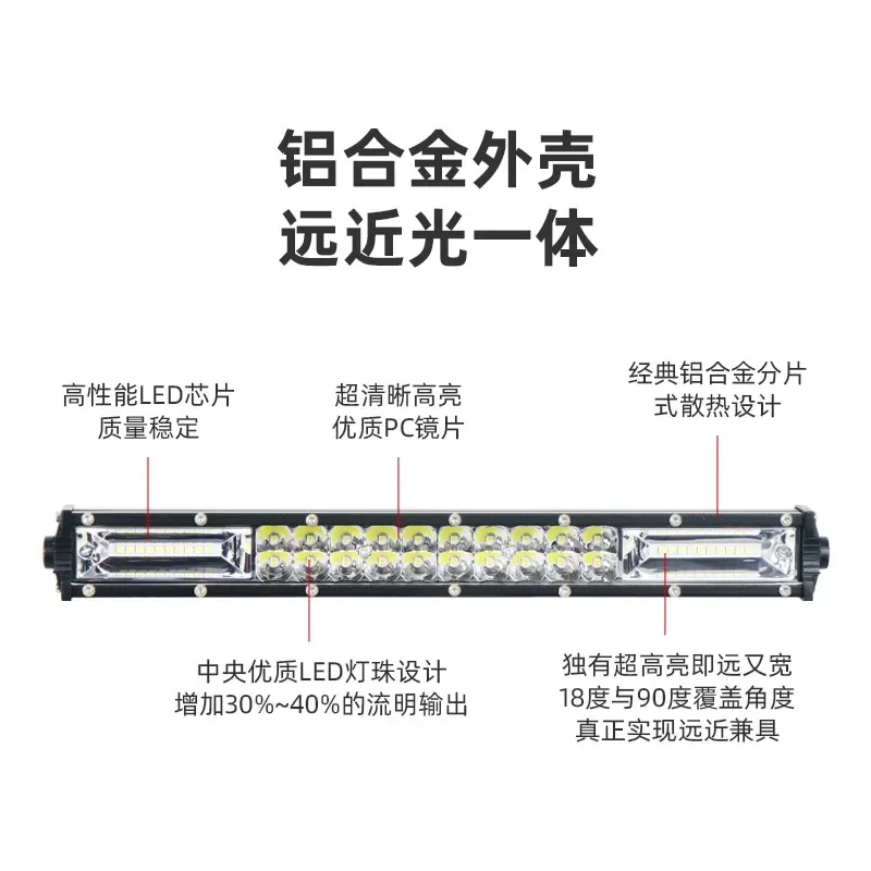 Foco LED mini doble fila con luz de relleno para coche - imagen 4