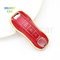 Funda protectora TPU para llave Porsche Macan 911 Cayenne