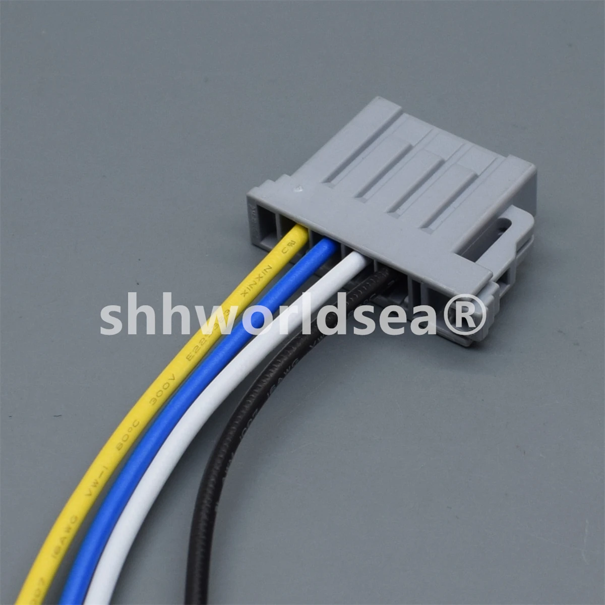 Conector 4 pines 2.8 gris 7283-2105-40 sin sellar para coche - imagen 4