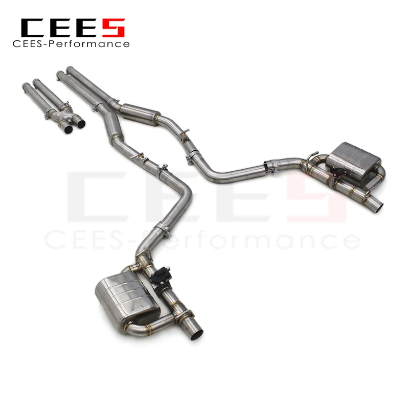 CEES para Dodge Charger 2012+ sistema de Escape Catback silenciador de Escape de coche de carreras de acero inoxidable con Control remoto - imagen 4