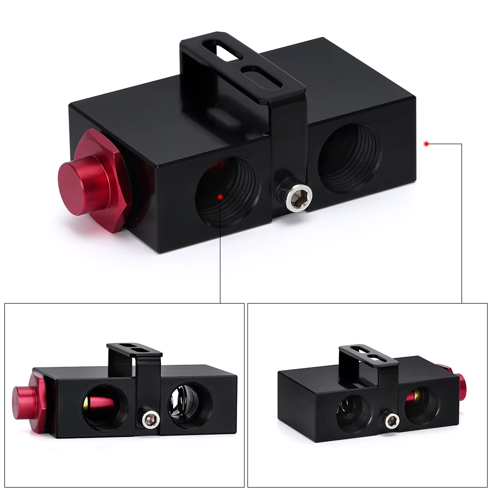 Placa sándwich para enfriador de aceite con termostato 10AN - imagen 4