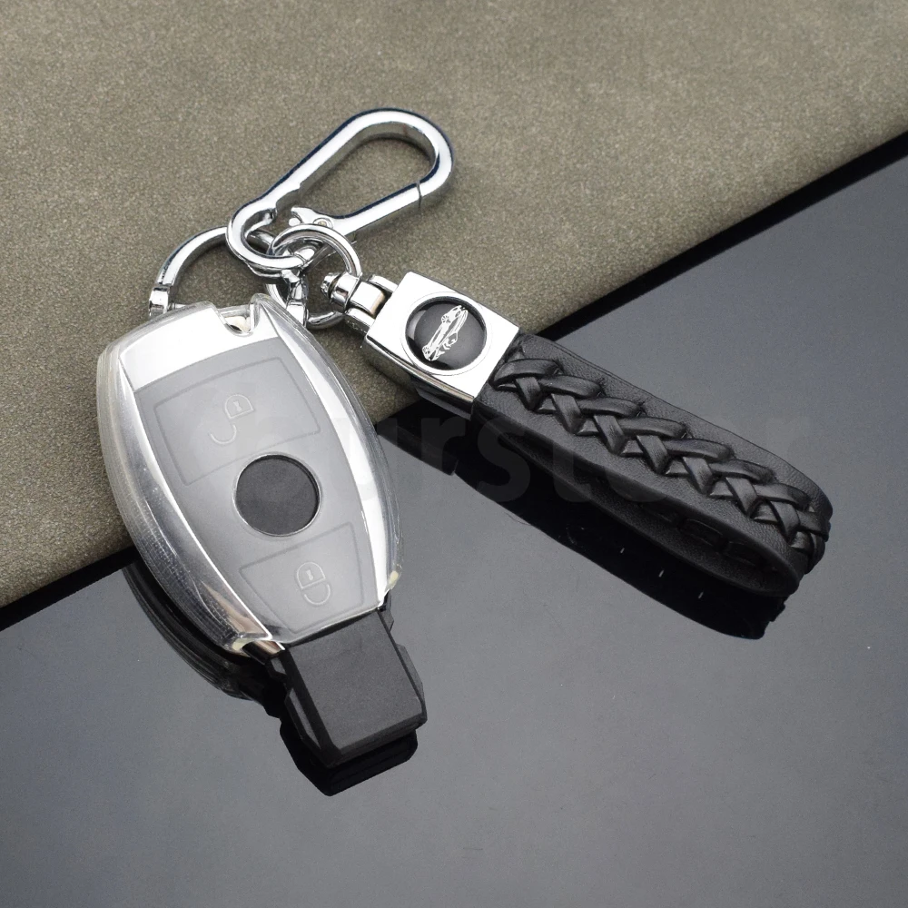 Funda TPU transparente para llave Mercedes Clase A y B y GLA y C - imagen 3