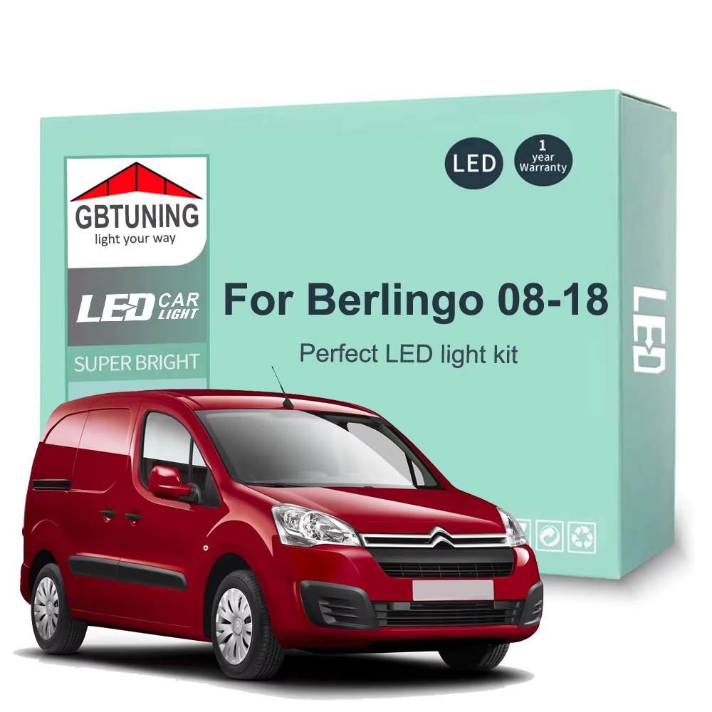 Bombillas LED interiores Canbus para Citroën Berlingo B9 2008-2018