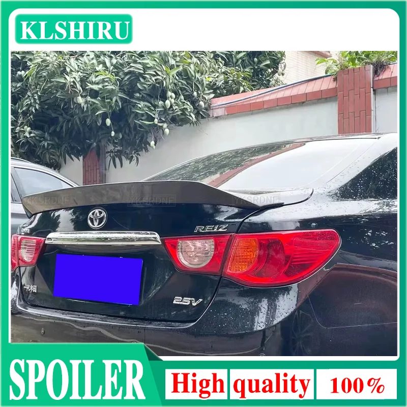 Alerón de fibra de carbono brillante para Toyota Mark X REIZ