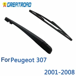 Escobilla trasera 14" para Peugeot 307 2001-2008 – Kit completo