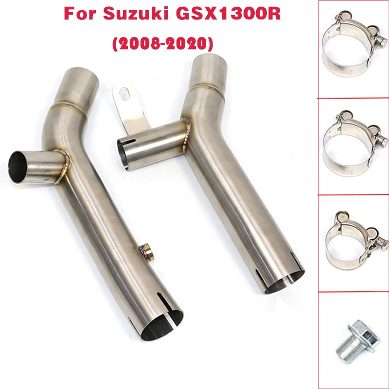Tubo escape Y de-cat Hayabusa GSX1300R 2008-2020 eliminador catalítico