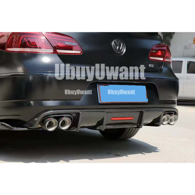 Labio trasero ABS carbono LED para VW Passat CC 2009-2017 - imagen 4