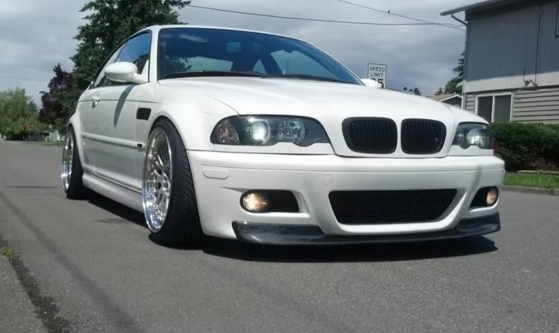 Nuevo labio CSL para BMW E46 M3 (1999-2006) en fibra de carbono - imagen 4