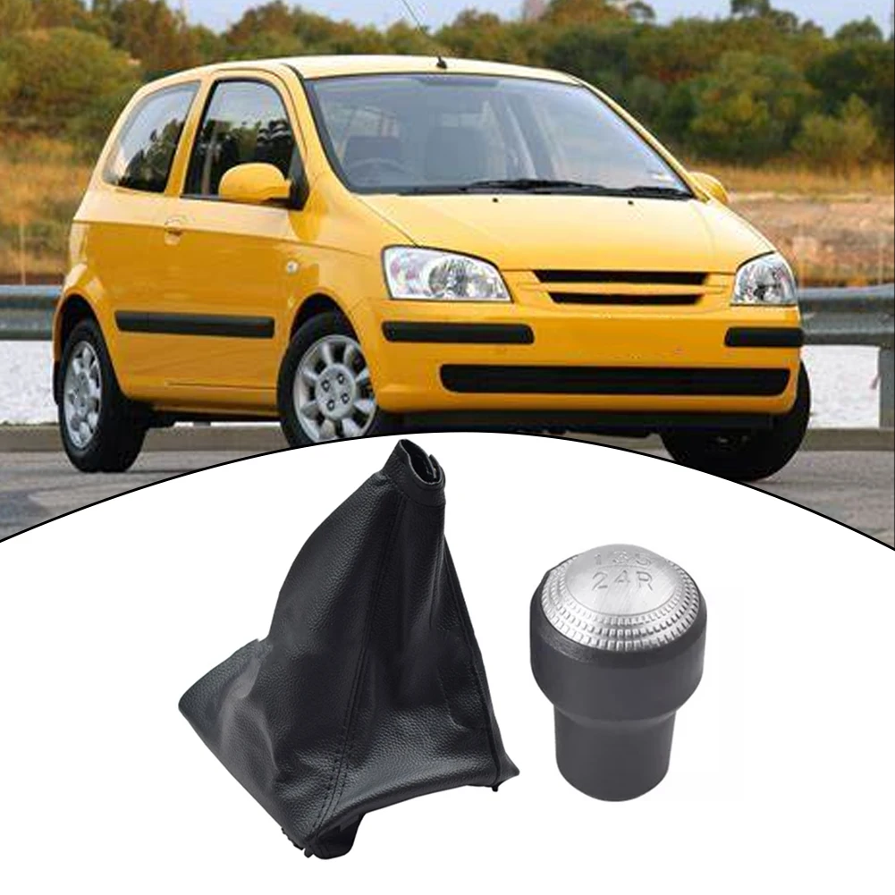 Pomo de palanca de cambios con fuelle para Hyundai Getz 2002-2010 - imagen 3