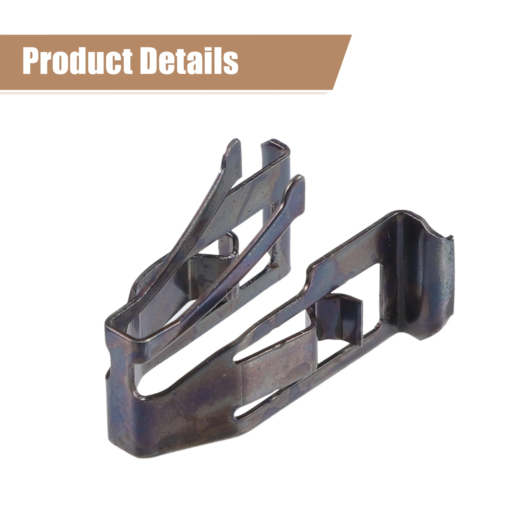 UXCELL 2 uds tapa de visera de hierro negro Clip retenedor No.74336-52010 para Toyota Land Cruiser Camry Yaris Corolla para Lexus - imagen 4