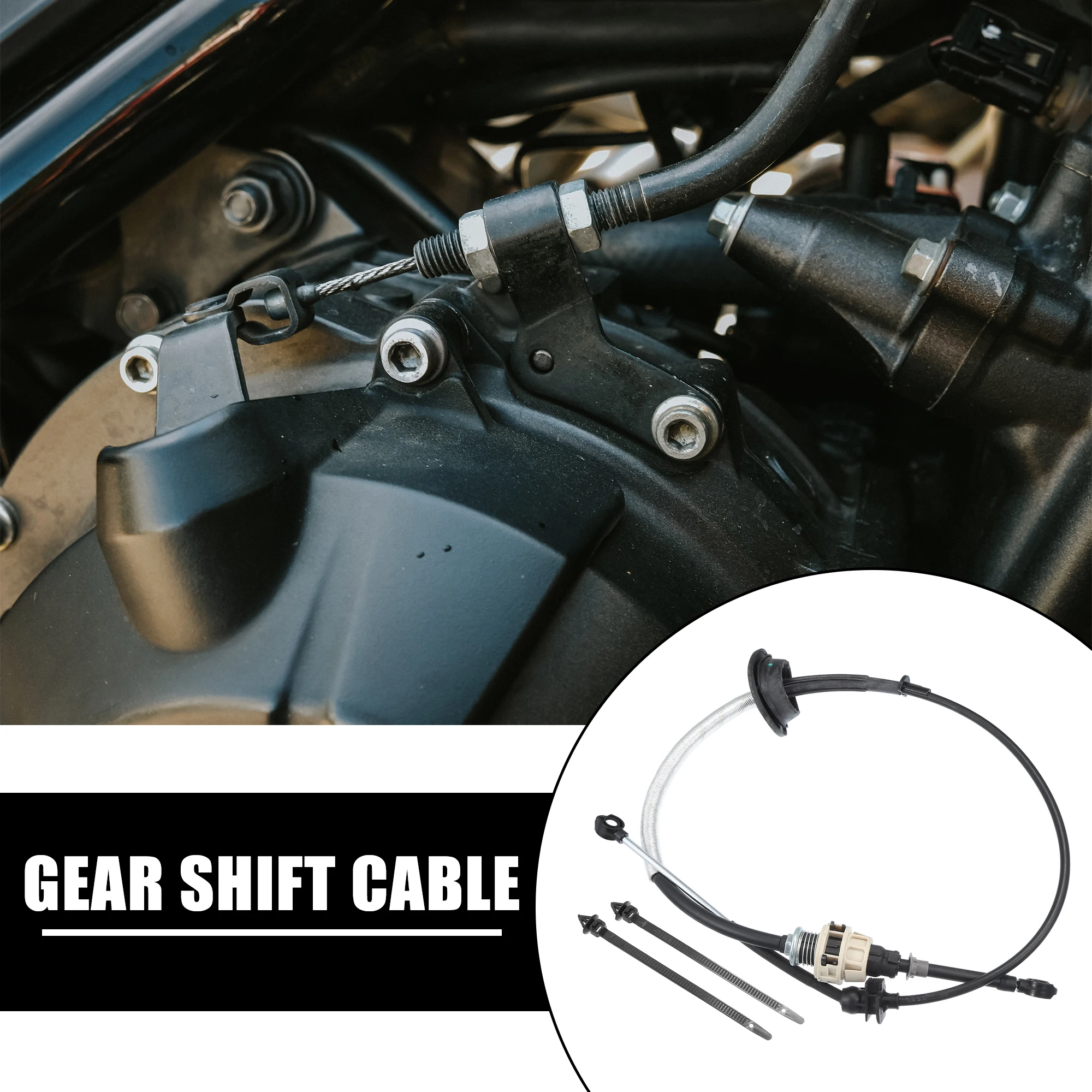 X Autohaux-Cable de cambio de marchas, palanca de cambios negra, Control de Transmisión, 1 piezas, para Ford F-150 2004 - imagen 2