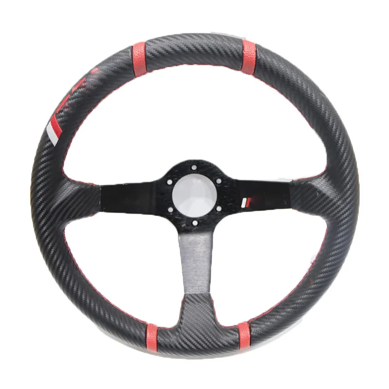 Vista frontal del volante cóncavo Yidaopower