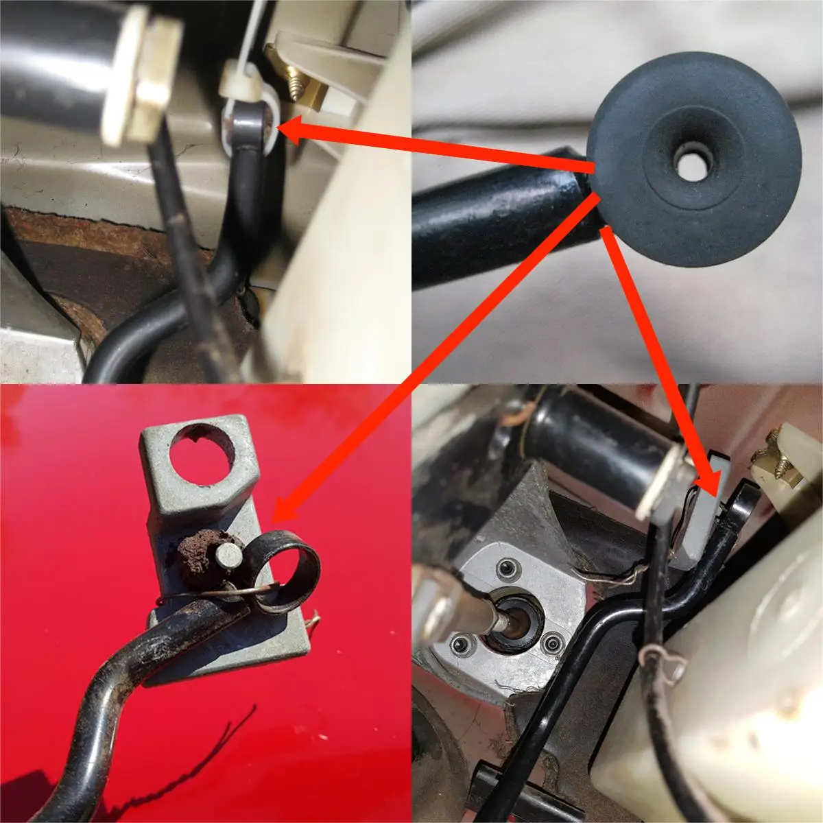 Buje pedal acelerador con manguito y clips – VW Passat B3/B4 - imagen 5