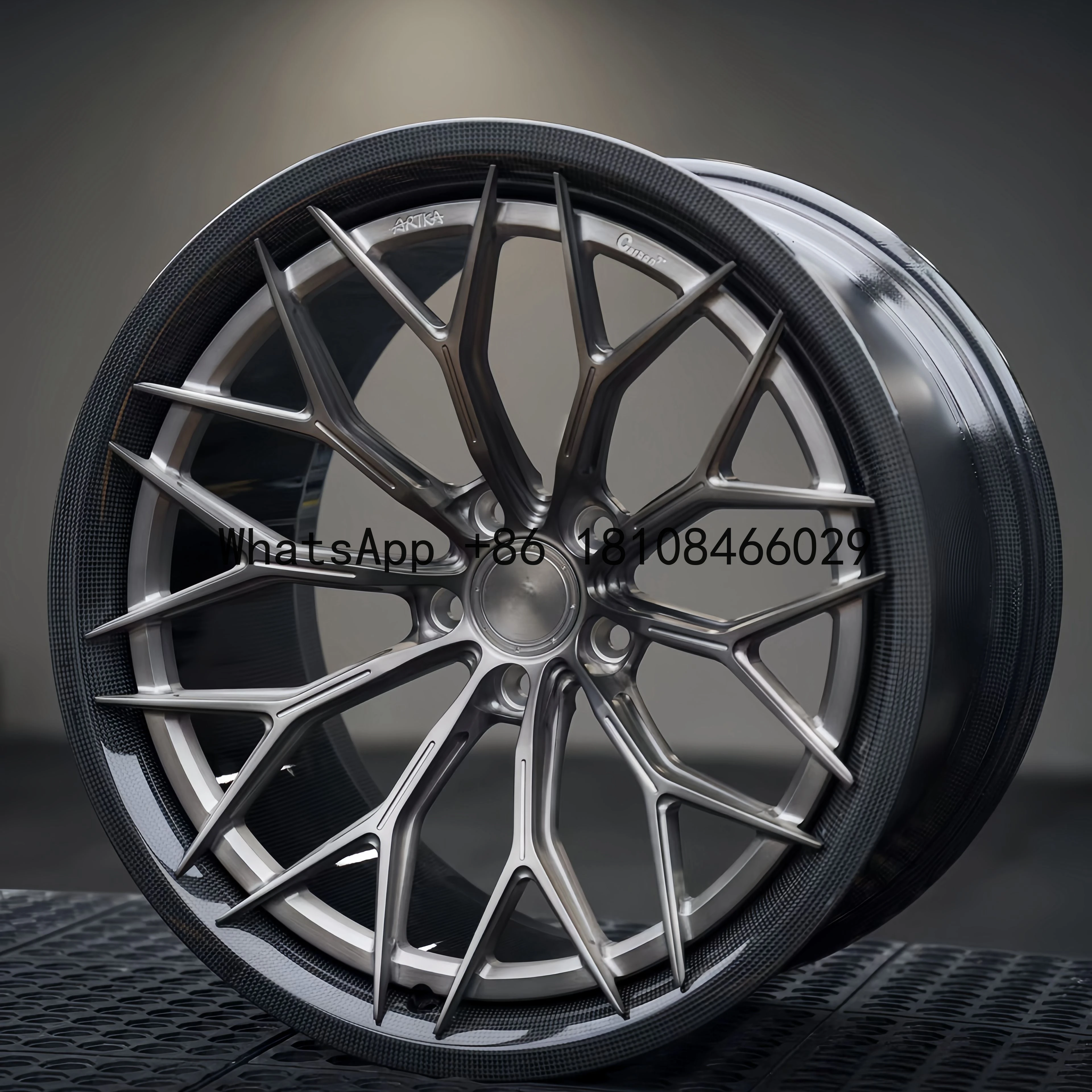 XINLAI ruedas forjadas fibra de carbono 5x112 Lamborghini Ferrari