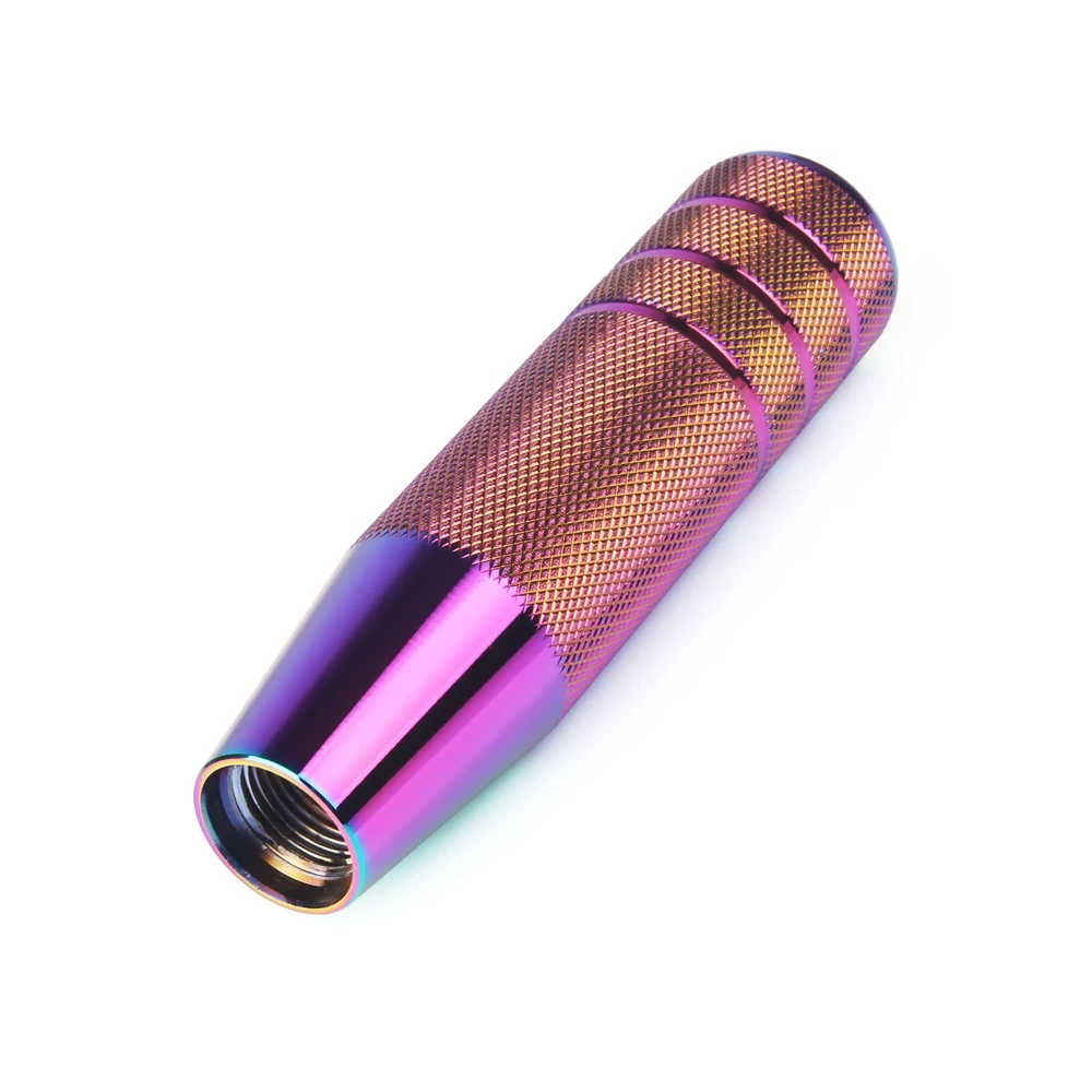 Pomo de cambio moleteado universal JDM - aluminio, 130 mm, manual - imagen 3